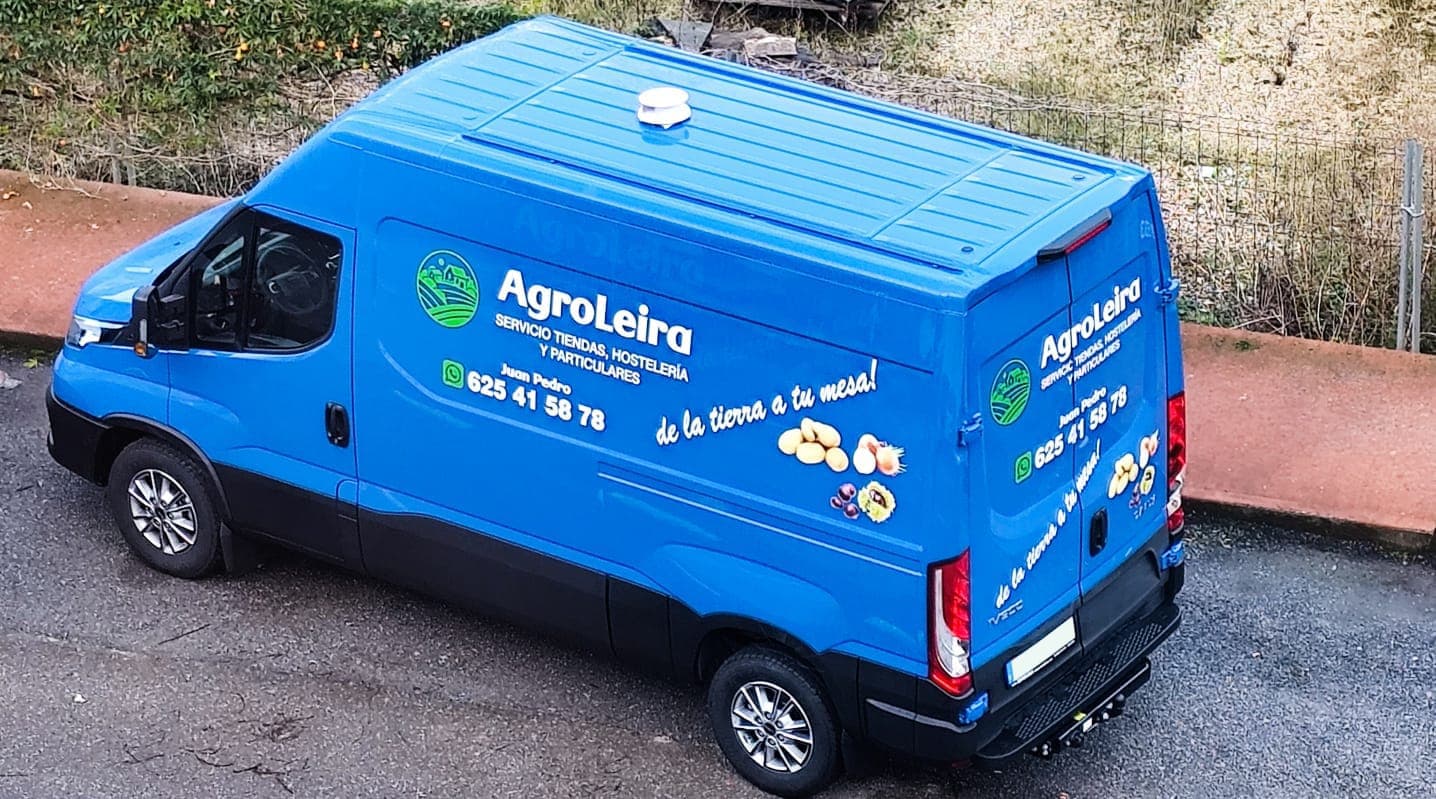 Reparto a domicilio de productos agrícolas en la Comarca de Valdeorras