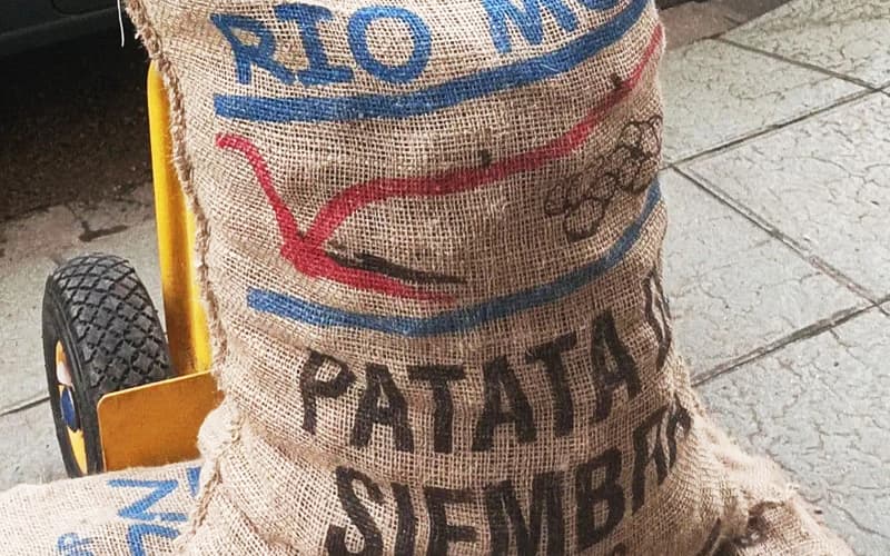 Productos frescos de temporada listos para el reparto en O Barco
